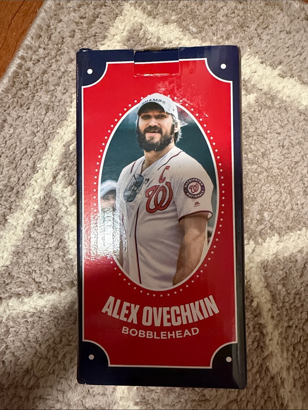 Champs Red & Navy Collectible Bobblehead Box